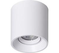 TechBrey Plafonnier Space Blanc avec Ampoule GU10 2700K Blanc chaud Blanc