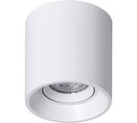 TechBrey Plafonnier Space Blanc avec Ampoule GU10 4000K Blanc neutre Blanc