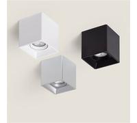 TechBrey Plafonnier Space Carré Argent Argent