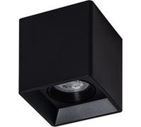 Plafonnier Space Carré Noir avec Ampoule GU10