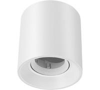 TechBrey Plafonnier Space GU10 Ø93 mm Blanc Blanc