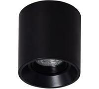 TechBrey Plafonnier Space Noir avec Ampoule GU10 6000K Blanc froid Noir