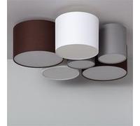 Techbrey plafonnier tissu tallabo multicolor G