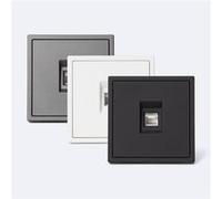 TechBrey Prise RJ45 CAT 6 Internet Luxe 990 Gris anthracite Gris anthracite