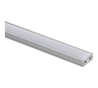 TechBrey Profilé avec Ruban LED Aretha Raccordable 1000mm 15W 24V 3000K Blanc chaud Aluminium