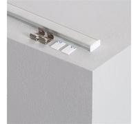 TechBrey Profilé avec Ruban LED New Aretha 250mm 3W avec Interrupteur sans Contact 4000K Blanc neutre Aluminium