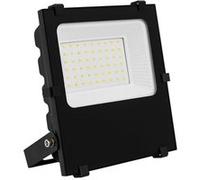 TechBrey Projecteur LED 30W 145lm/W HE PRO Dimmable 6000K Blanc froid Noir G