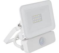 TechBrey Projecteur LED Slim Crystal 120lm/W 10W IP65 avec Détecteur de Présence PIR 4500K Blanc neutre Blanc G