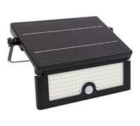 TechBrey Projecteur LED Solaire 10W IP54 avec Détecteur de Mouvement PIR et Crépusculaire 4000K Blanc neutre Noir G