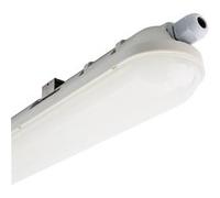 TechBrey Réglette Étanche LED 120cm 36W Raccordable IP65 6000K Blanc froid Gris