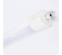 TechBrey Réglette Étanche LED 60cm 18W High Lumen 140lm/W IP66 Raccordable FLEXILITE No Flicker 6500K Blanc froid Blanc
