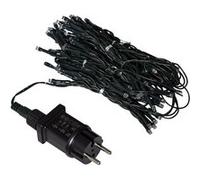TechBrey Rideau de Guirlande LED 3m Short Noir 3000K Blanc chaud Noir G