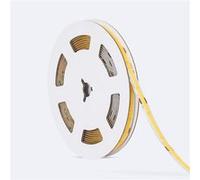 TechBrey Ruban LED 24V COB 480 LED/m 5m 15W/m 1500lm/m High Lumen Largeur 10 mm Coupe 5cm IP20 CRI90 2700K Blanc chaud Blanc