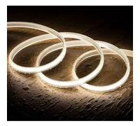 TechBrey Ruban LED Dimmable 220V COB 320 LED/m Blanc Neutre 8W/m 720lm/m Largeur 12mm Coupe 50cm IP65 CRI90 Sur mesure 2 m Blanc G