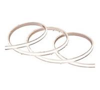 TechBrey Ruban LED Dimmable 220V COB Auto-redressement 320 LED/m 8W/m 720 lm/m Largeur 12mm Coupe 50cm IP65 CRI90 Sur mesure 6000K Blanc froid 2 m Blanc G