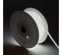 TechBrey Ruban LED Dimmable 220V COB Auto-redressement 320 LED/m BOBINE 50m 8W/m 720 lm/m Largeur 12mm Coupe 50cm IP65 CRI90 6000K Blanc froid Blanc G