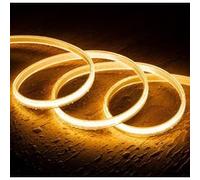 TechBrey Ruban LED Dimmable 220V COB Auto-redressement 560 LED/m 14W/m 1250lm/m SILICONE FLEX IC2 Largeur 10mm Coupe 10cm IP65 Sur mesure 2200K Super chaud 1 m G