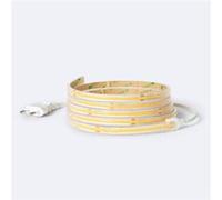 TechBrey Ruban LED Dimmable 220V COB Auto-redressement 560 LED/m 14W/m 1250lm/m SILICONE FLEX IC2 Largeur 10mm Coupe 10cm IP65 Sur mesure 4000K Blanc neutre 3 m Blanc G