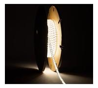 TechBrey Ruban LED Dimmable 220V SMD Auto-redressement 120 LED/m BOBINE 20m 12W/m 1080lm/m Super Étroite Largeur 6.5mm Coupe 10cm IP65 6000K Blanc froid Blanc G