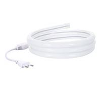 TechBrey Ruban LED Néon Dimmable 220V Blanc Chaud Semi-Circulaire 180 7.5W/m Coupe 100cm IP67 Sur mesure 4 m Blanc G