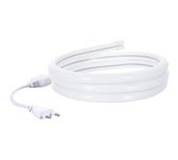 TechBrey Ruban LED Néon Dimmable 220V Blanc Neutre Semi-Circulaire 180º 7.5W/m Coupe 100cm IP67 Sur mesure 5 m Blanc G