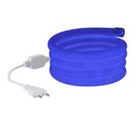 TechBrey Néon LED Flexible 360º Rond Dimmable 120LED/m 220V AC Bleue IP67 sur Mesure Coupe tous les 100cm 10m Bleu