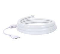 TechBrey Ruban LED Néon Dimmable 220V Bleu Semi-Circulaire 180º 7.5W/m Coupe 100cm IP67 Sur mesure 10 m Blanc G