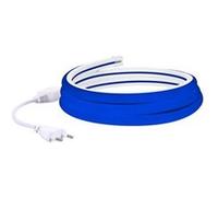 TechBrey Ruban LED Néon Dimmable 220V BOBINE 50m Bleu Semi-Circulaire 180º 7.5W/m Coupe 100cm IP67 Bleu Blanc G