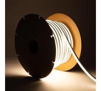 TechBrey Ruban LED Néon Dimmable 220V BOBINE 50m SFLEX8 8W/m Coupe 100cm IP65 Blanc neutre Blanc,Blanc G