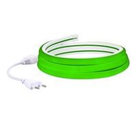 TechBrey Ruban LED Néon Dimmable 220V BOBINE 50m Vert Semi-Circulaire 180º 7.5W/m Coupe 100cm IP67 Vert Blanc G