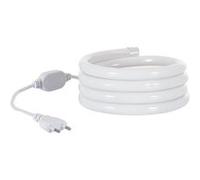 TechBrey Ruban LED Néon Dimmable 220V Circulaire SFLEX17 8W/m Coupe 100cm IP65 Sur mesure Orange 1 m Blanc translucide G