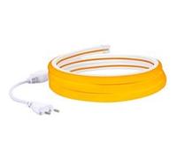 TechBrey Ruban LED Néon Dimmable 220V Jaune Semi-Circulaire 180º 7.5W/m Coupe 100cm IP67 Sur mesure 4 m Blanc G
