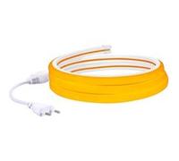 TechBrey Ruban LED Néon Dimmable 220V Jaune Semi-Circulaire 180º 7.5W/m Coupe 100cm IP67 Sur mesure 50 m Blanc G