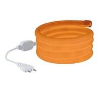 TechBrey Ruban LED Néon Dimmable 220V Orange Circulaire 360 9W/m Coupe 100cm IP67 Sur mesure 5 m Blanc G