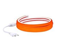 TechBrey Ruban LED Néon Dimmable 220V Orange Semi-Circulaire 180 7.5W/m Coupe 100cm IP67 Sur mesure 3 m Blanc G