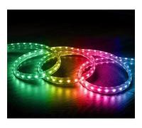 TechBrey Ruban LED RGB 220V SMD 60 LED/m 15W/m SILICONE FLEX Largeur 12mm Coupe 100cm IP67 avec Télécommande Sur mesure 15 m