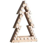 TechBrey Sapin de Noël LED Bois à Piles Gaspar 200 mm Autre