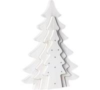 Sapin de Noël LED Bois avec Batterie Kolm Blanc 255 mm
