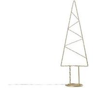 TechBrey Sapin de Noël LED Gold Doré 110 mm Doré