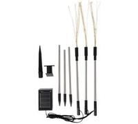 Set De 3 Piquets Led Extérieur Solaire Pissenlits 3000k Blanc Chaud
