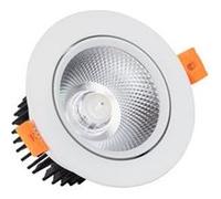Spot Downlight LED 12W Rond Dimmable COB CRI90 Coupe Ø 90 mm