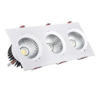 TechBrey Spot Downlight LED 30W Rectangulaire Madison Coupe 315x95 mm 4000K Blanc neutre Blanc Neutre 4000K G