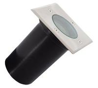 TechBrey Spot Extérieur Carré Inox Encastrable au Sol pour GU10 110 mm G