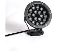 TechBrey Spot Extérieur LED 18W Colmar 3000K Blanc chaud Noir G
