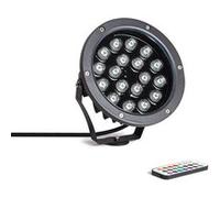 TechBrey Spot Extérieur LED 18W RGB Colmar sur Piquet RGB G