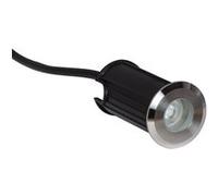 TechBrey Spot Extérieur LED Encastrable au sol 12V DC Tiziano 2700K Blanc chaud Argent G