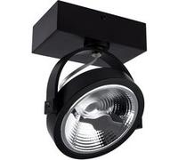 TechBrey Spot LED 15W CREE en Saillie Orientable AR111 Dimmable Noir 5500K Blanc froid Noir G