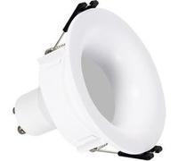 TechBrey Spot LED Downlight Conique GU10 6W Coupe Ø 70mm Faible UGR PC No Flicker 4000K Blanc neutre Blanc