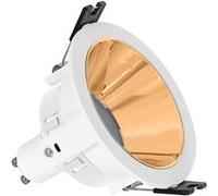 LEDKIA LIGHTING - Spot LED Downlight Conique GU10 6W | Éclairage No Flicker | Design Galvanisé | Polycarbonate Résistant | Pour Maison, Bureau, Argent Blanc Chaud, Polycarbonate