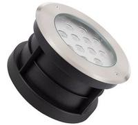 TechBrey Spot LED Extérieur 12W Inox Encastrable au Sol Blanc Chaud 2700K - 3000K Blanc Chaud G